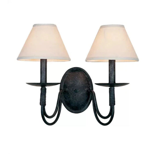 2nd Ave Lighting 16″ Wide Bell 2 Light Wall Sconce