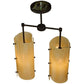 2nd Ave Lighting 16″L Vortex 2 LT Island Pendant