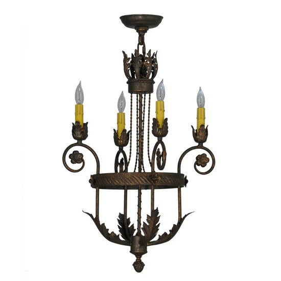 2nd Ave Lighting 18″ Antonia 4 LT Chandelier