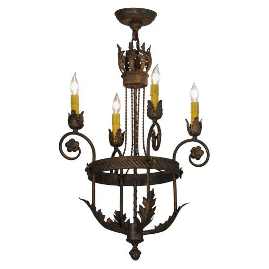 2nd Ave Lighting 18″ Antonia 4 LT Chandelier