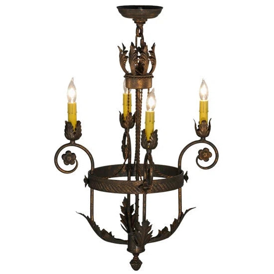 2nd Ave Lighting 18″ Antonia 4 LT Chandelier