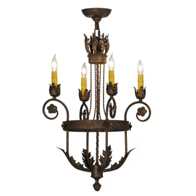 2nd Ave Lighting 18″ Antonia 4 LT Chandelier