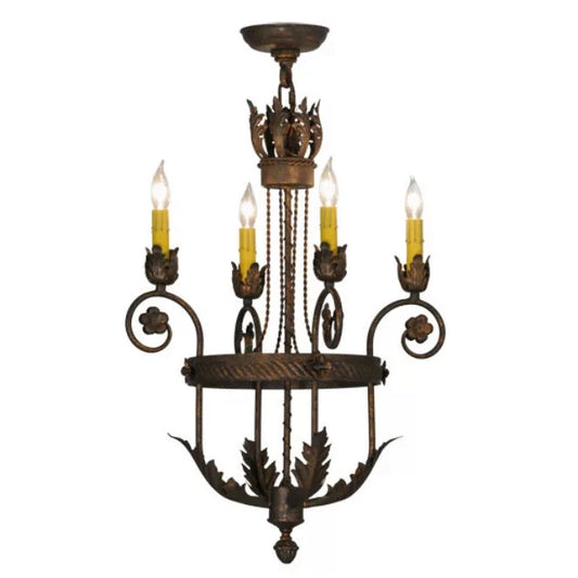 2nd Ave Lighting 18″ Antonia 4 LT Chandelier