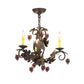 2nd Ave Lighting 18″ Vineyard 3 LT Chandelier