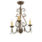 2nd Ave Lighting 18″ Wide French Elegance 3 Light Chandelier