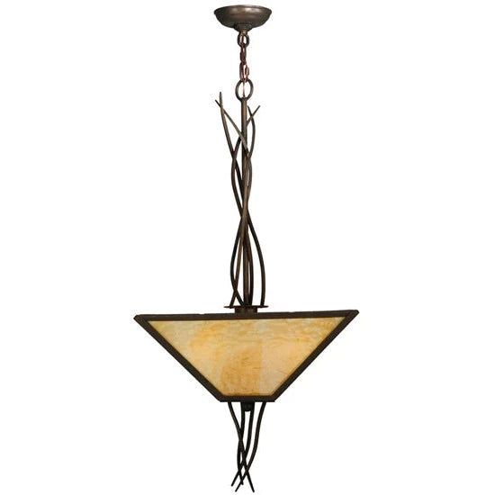 2nd Ave Lighting 18″Sq Anala Inverted Pendant