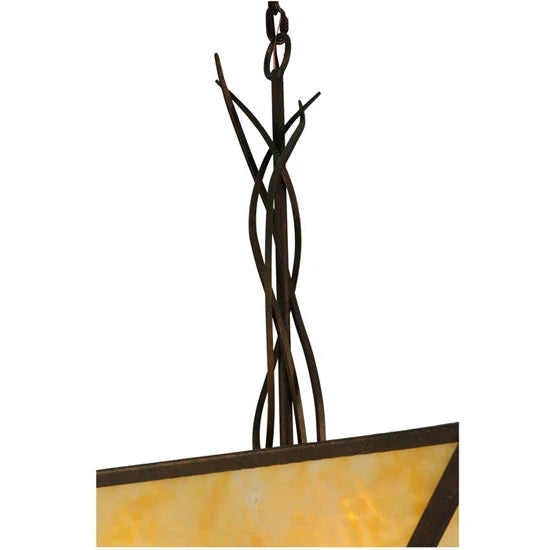 2nd Ave Lighting 18″Sq Anala Inverted Pendant