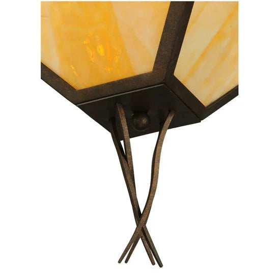 2nd Ave Lighting 18″Sq Anala Inverted Pendant
