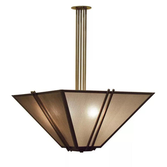 2nd Ave Lighting 20″ Square Sand Dust Pendant