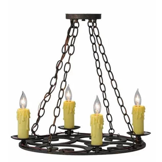 2nd Ave Lighting 20″ Wide Ashley 4 LT Chandelier