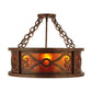 2nd Ave Lighting 20″ Wide Donya Semi-Flushmount