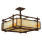 2nd Ave Lighting 20.5″Sq Boulder Creek Pendant