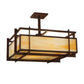 2nd Ave Lighting 20.5″Sq Boulder Creek Pendant