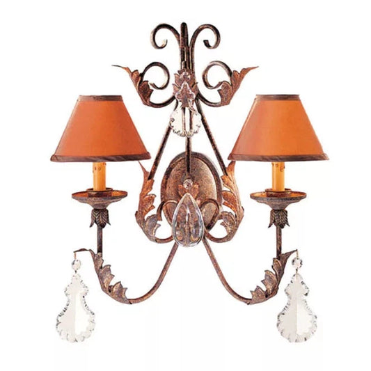 2nd Ave Lighting 21″ Wide French Elegance 2 Light Wall Sconce