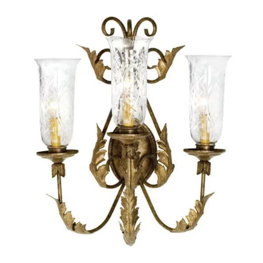 2nd Ave Lighting 21″ Wide French Elegance 3 Light Wall Sconce