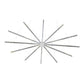 2nd Ave Lighting 210" Long 12 Arm LED Pendant in Brushed Aluminum