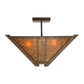 2nd Ave Lighting 22″ Square Arta Semi-Flushmount
