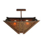 2nd Ave Lighting 22″ Square Arta Semi-Flushmount