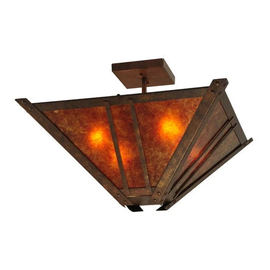 2nd Ave Lighting 22″ Square Arta Semi-Flushmount