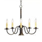 2nd Ave Lighting 22″ Wide Eden 6 Light Chandelier