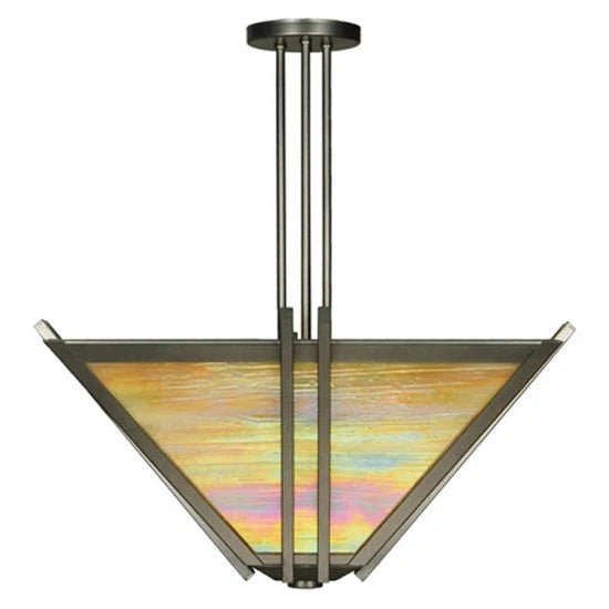 2nd Ave Lighting 23″ Square Zeta Semi-Flushmount