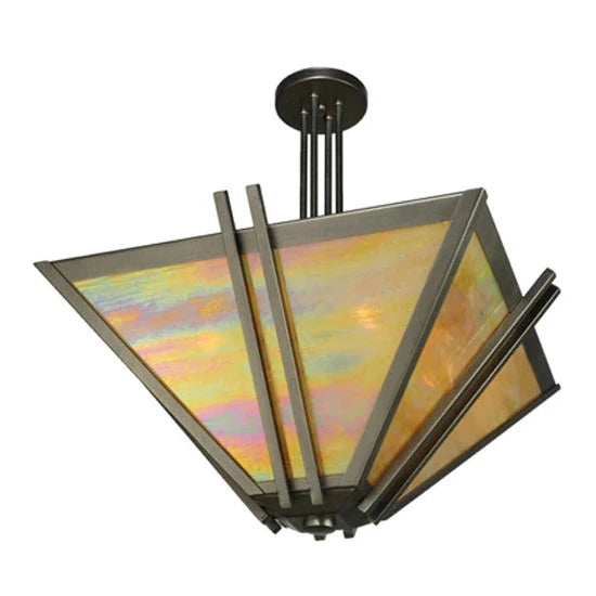 2nd Ave Lighting 23″ Square Zeta Semi-Flushmount