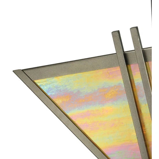 2nd Ave Lighting 23″ Square Zeta Semi-Flushmount