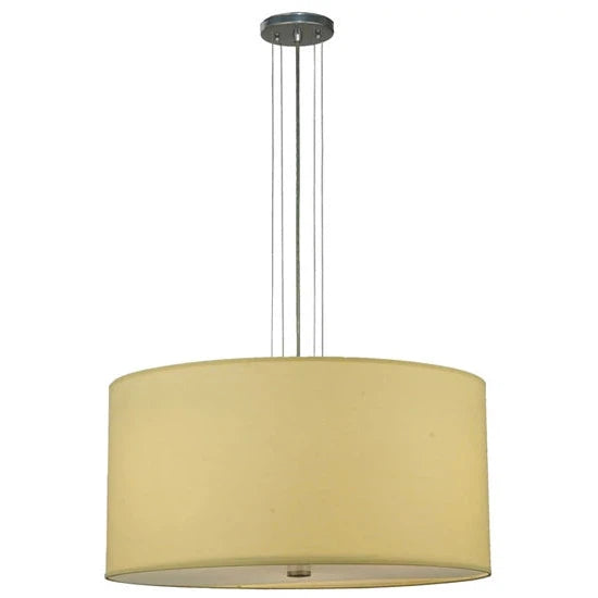 2nd Ave Lighting 24″ Cilindro Beige Textrene Pendant