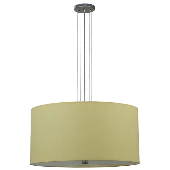 2nd Ave Lighting 24″ Cilindro Beige Textrene Pendant