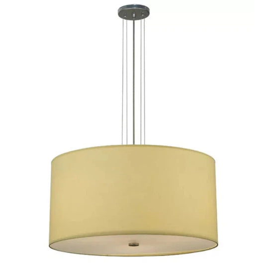 2nd Ave Lighting 24″ Cilindro Beige Textrene Pendant