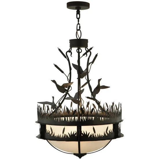 2nd Ave Lighting 24″ Ducks in Flight Inverted Pendant