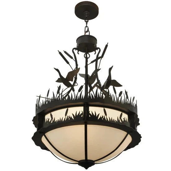 2nd Ave Lighting 24″ Ducks in Flight Inverted Pendant