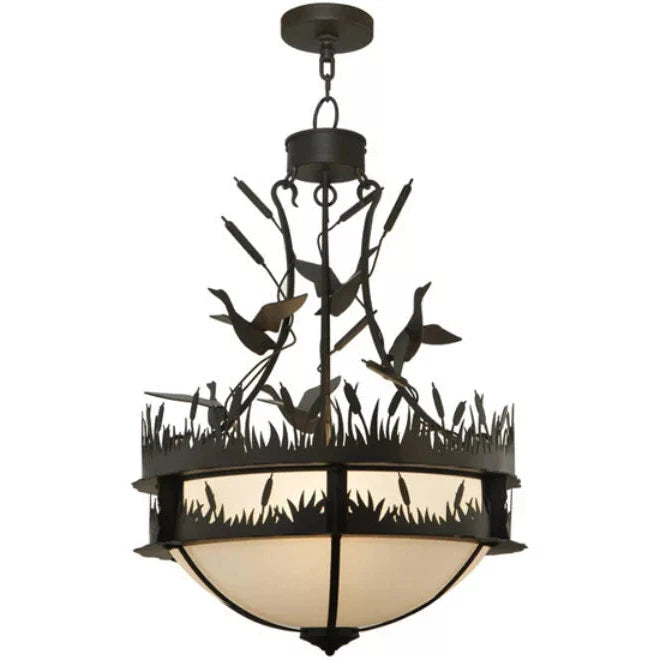 2nd Ave Lighting 24″ Ducks in Flight Inverted Pendant