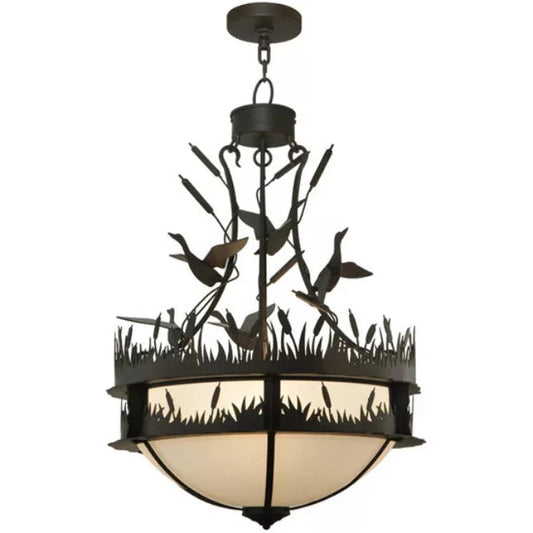 2nd Ave Lighting 24″ Ducks in Flight Inverted Pendant