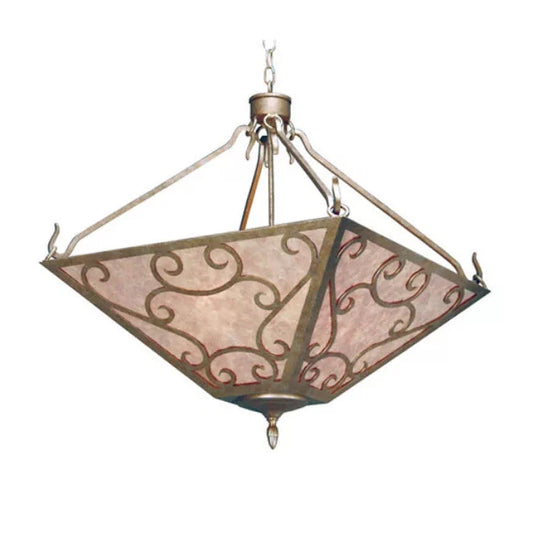 2nd Ave Lighting 24″ Square Bandolei Inverted Pendant