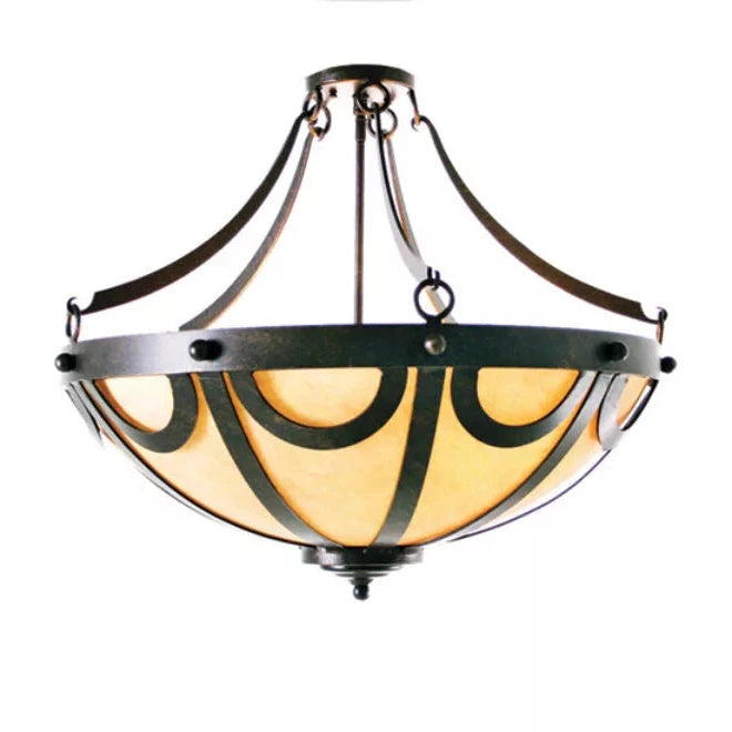 2nd Ave Lighting 24″ Wide Carousel Inverted Pendant