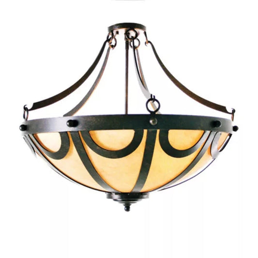 2nd Ave Lighting 24″ Wide Carousel Inverted Pendant
