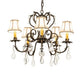 2nd Ave Lighting 24″ Wide Chantilly 5 Light Chandelier