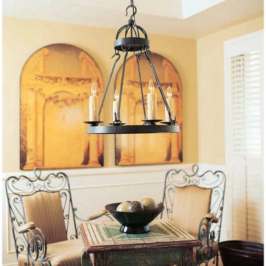 2nd Ave Lighting 24″ Wide Lakeshore 4 Light Chandelier