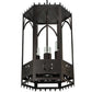 2nd Ave Lighting 24″ Woolf w/Down Light Pendant