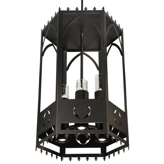 2nd Ave Lighting 24″ Woolf w/Down Light Pendant