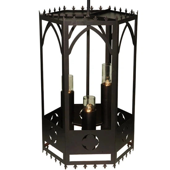2nd Ave Lighting 24″ Woolf w/Down Light Pendant
