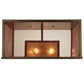 2nd Ave Lighting 24.5″Sq Quadrato Umador Flushmount