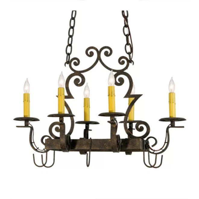 2nd Ave Lighting 26″ Long Elara 3 Light Pot Rack