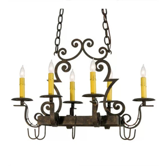 2nd Ave Lighting 26″ Long Elara 3 Light Pot Rack