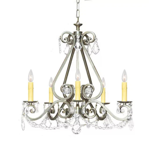 2nd Ave Lighting 26″ Wide Adrianna 5 Light Chandelier