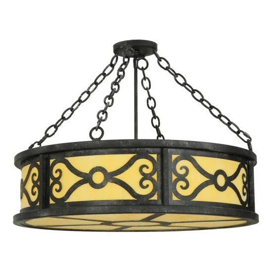 2nd Ave Lighting 26″ Wide Donya Semi-Flushmount