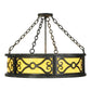 2nd Ave Lighting 26″ Wide Donya Semi-Flushmount