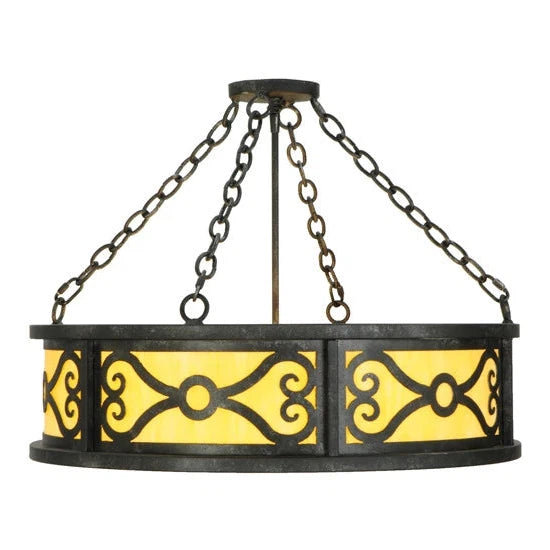 2nd Ave Lighting 26″ Wide Donya Semi-Flushmount