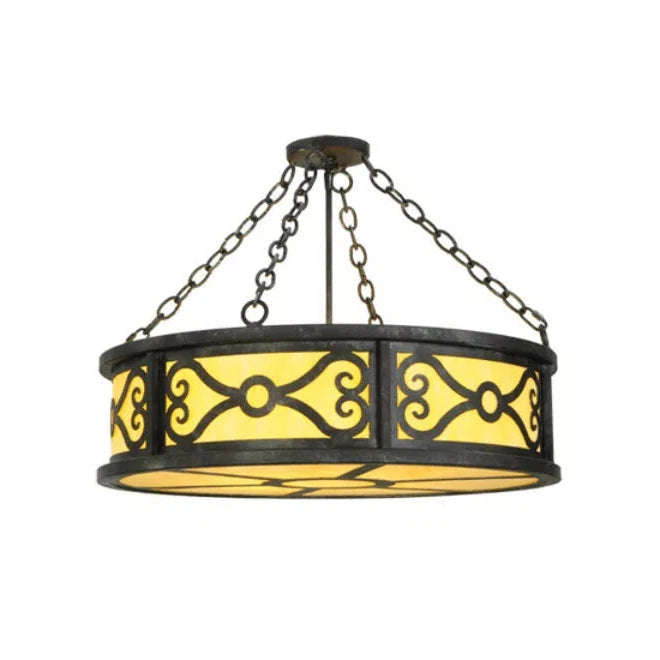 2nd Ave Lighting 26″ Wide Donya Semi-Flushmount